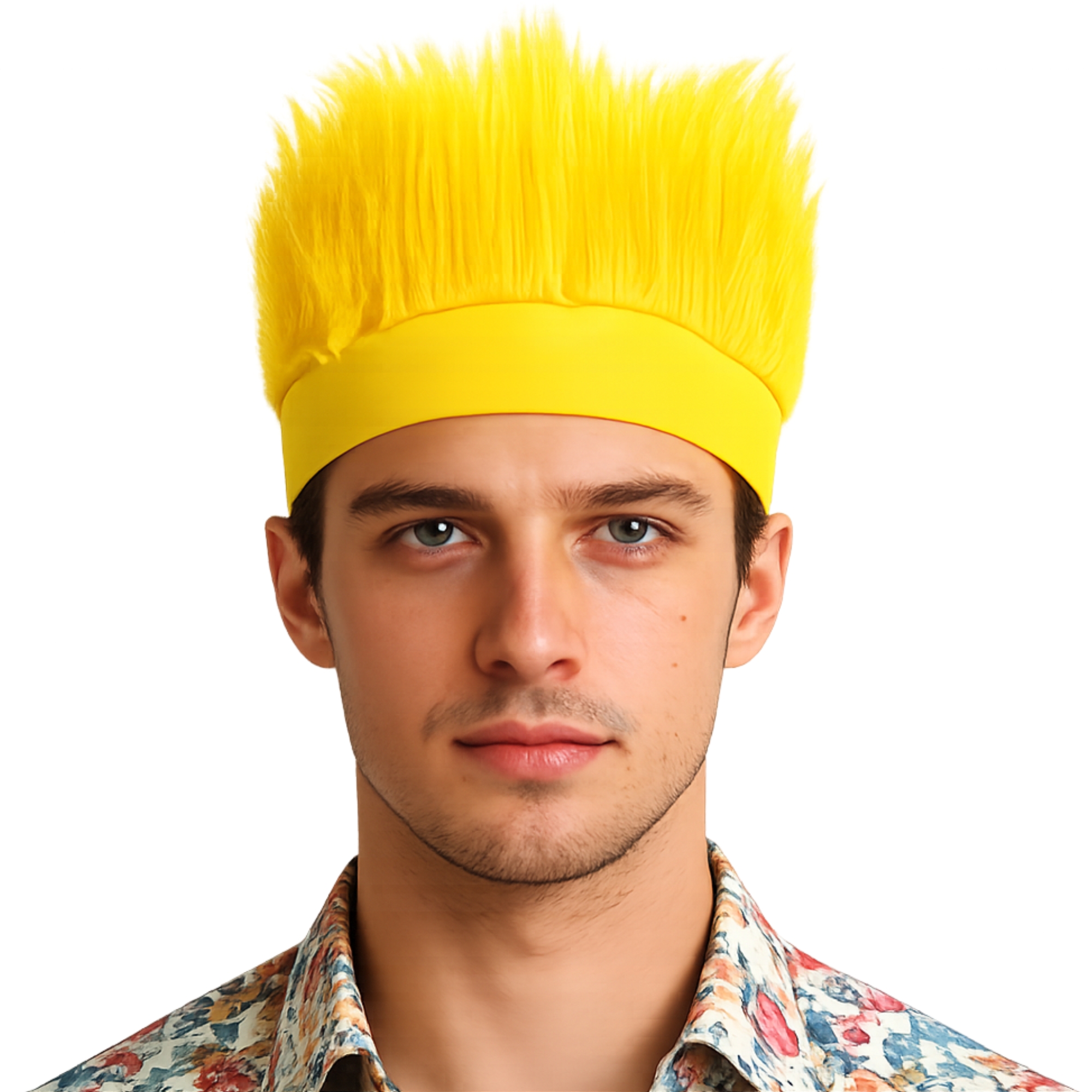 Adult Yellow Fluffy Hair Headband