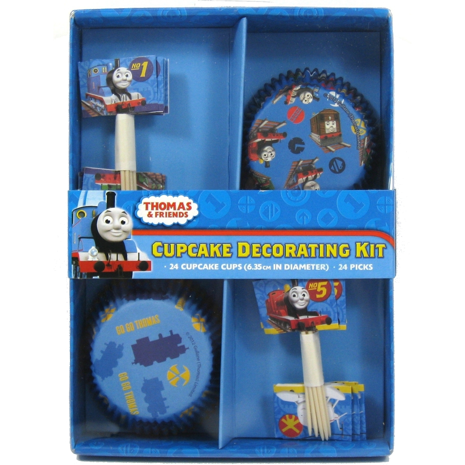 Thomas the Tank Engine Cupcake Decorating Kit (Set of 24)