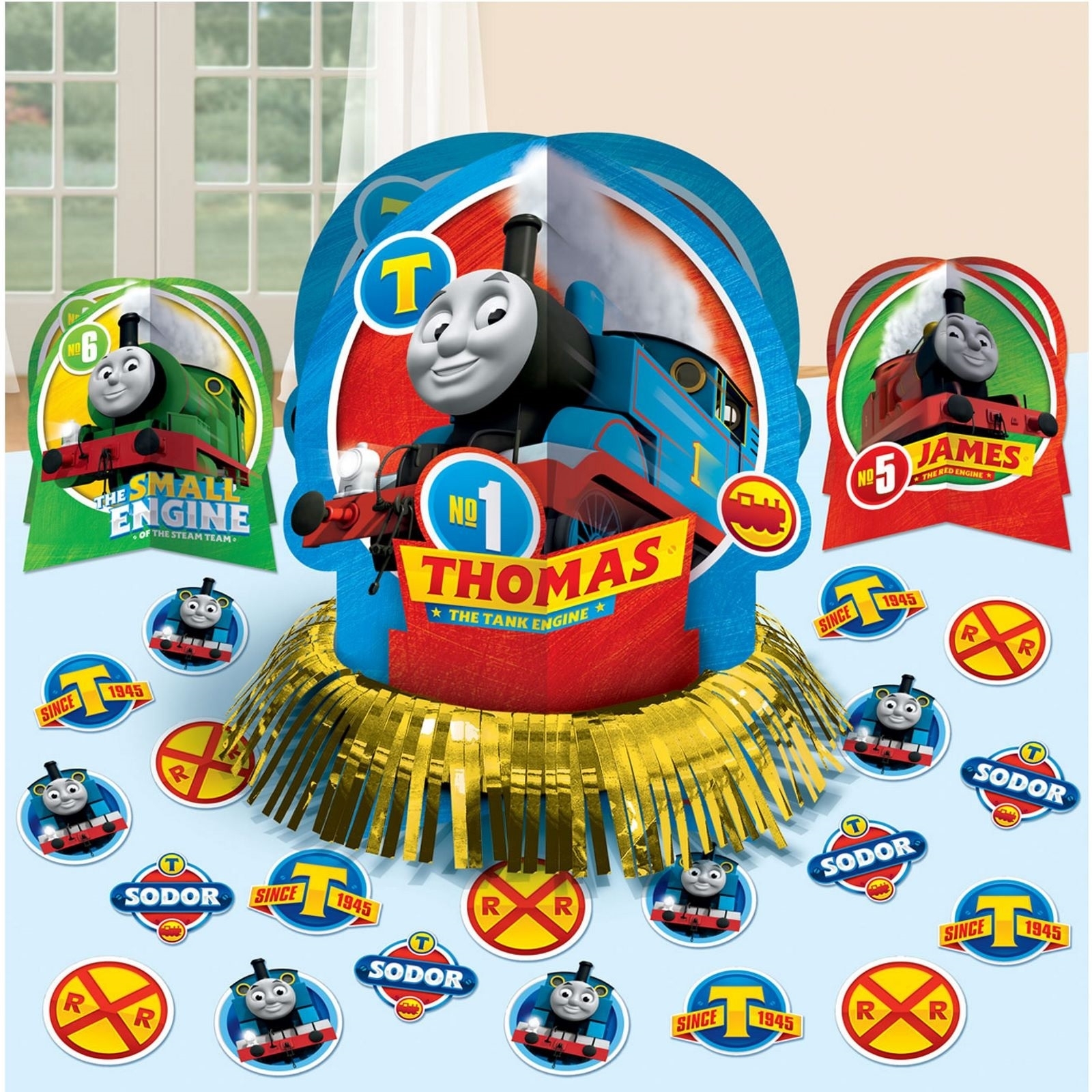 Thomas the Tank Engine All Aboard Table Decorating Kit