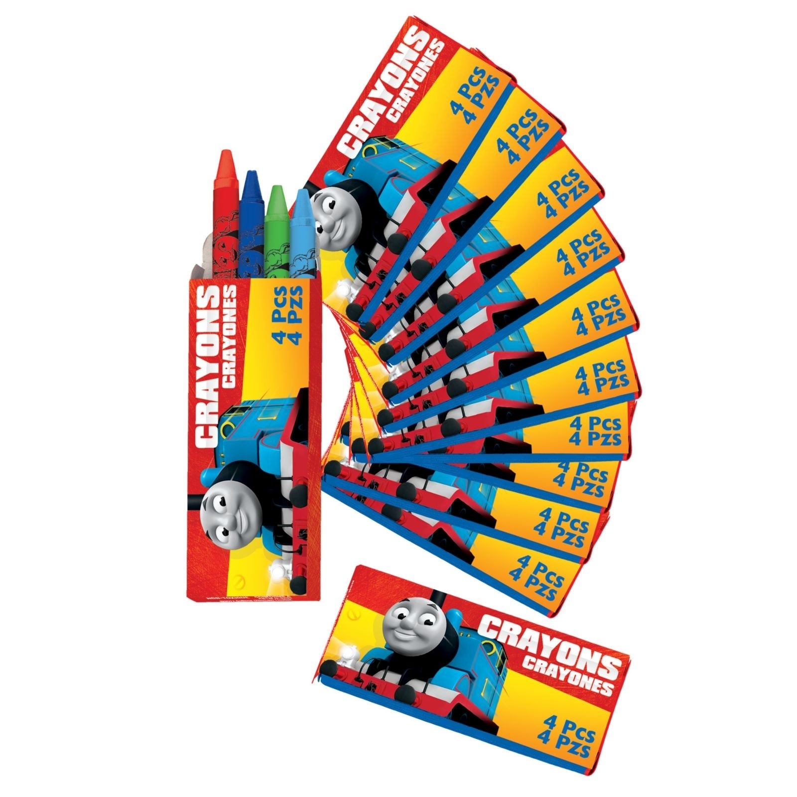 Thomas the Tank Engine All Aboard Mini Crayons (Pack of 12)