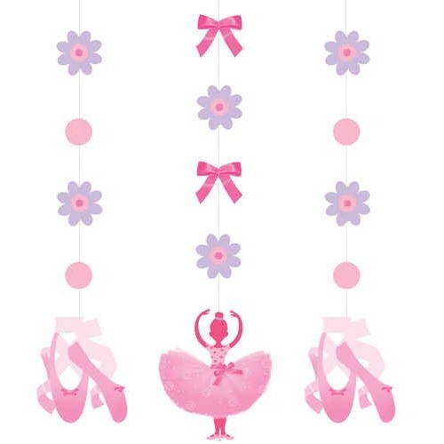 Tutu Much Fun Hanging Decorations (Pack of 3)