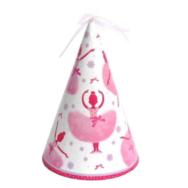 Tutu Much Fun Party Hats (Pack of 8)