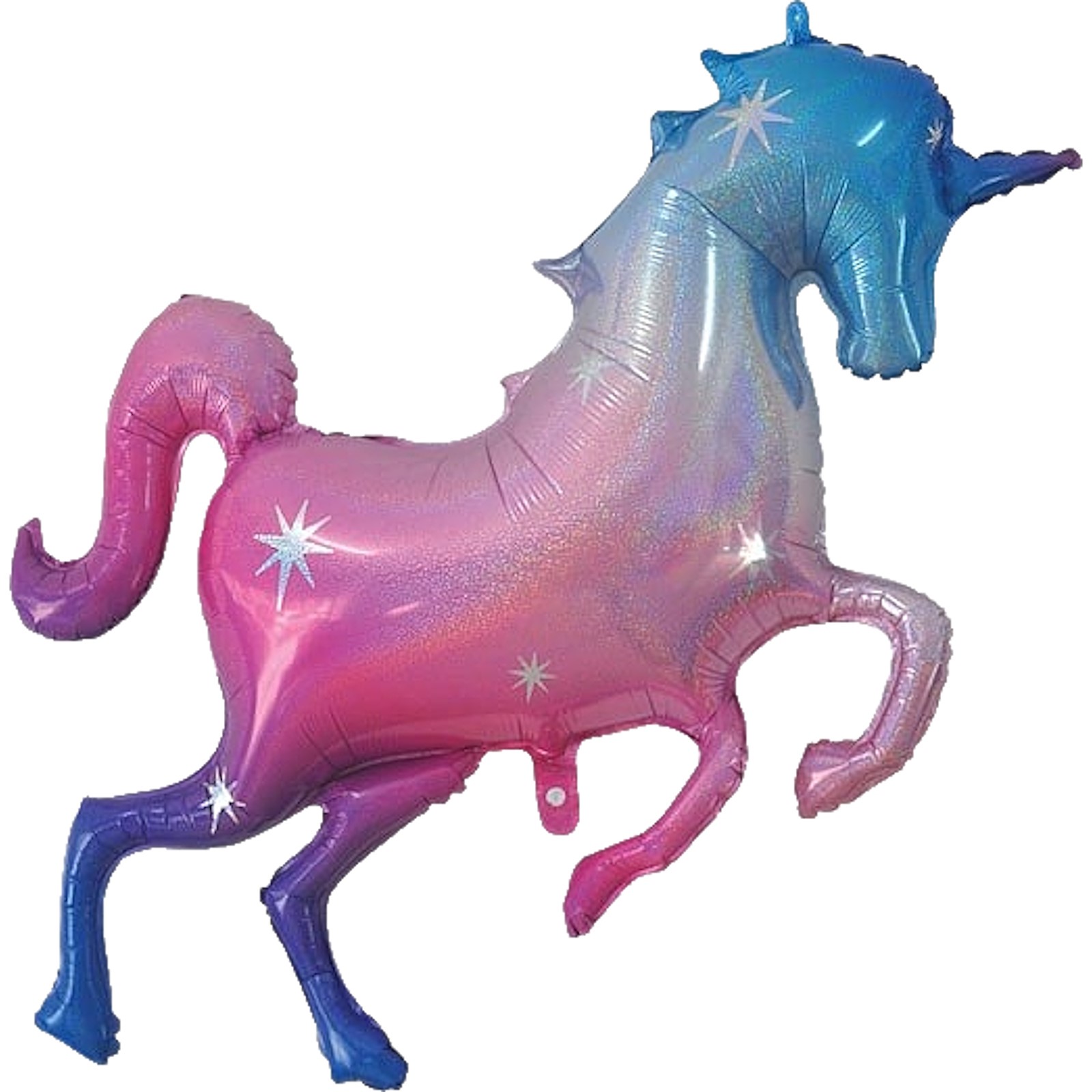 Ombre Prismatic Unicorn Foil Balloon (112cm) 