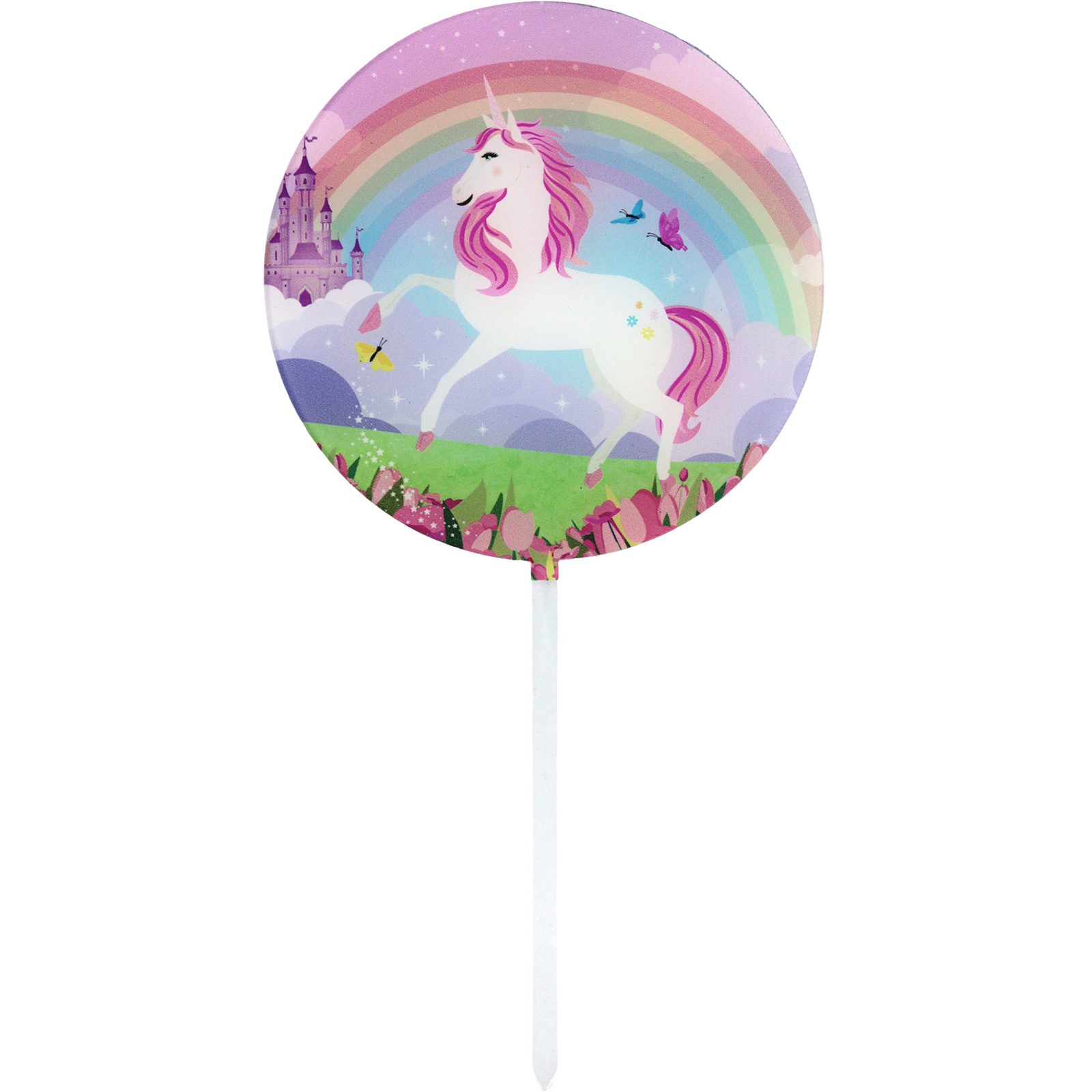 Mystical Unicorn Acrylic Cake Topper 