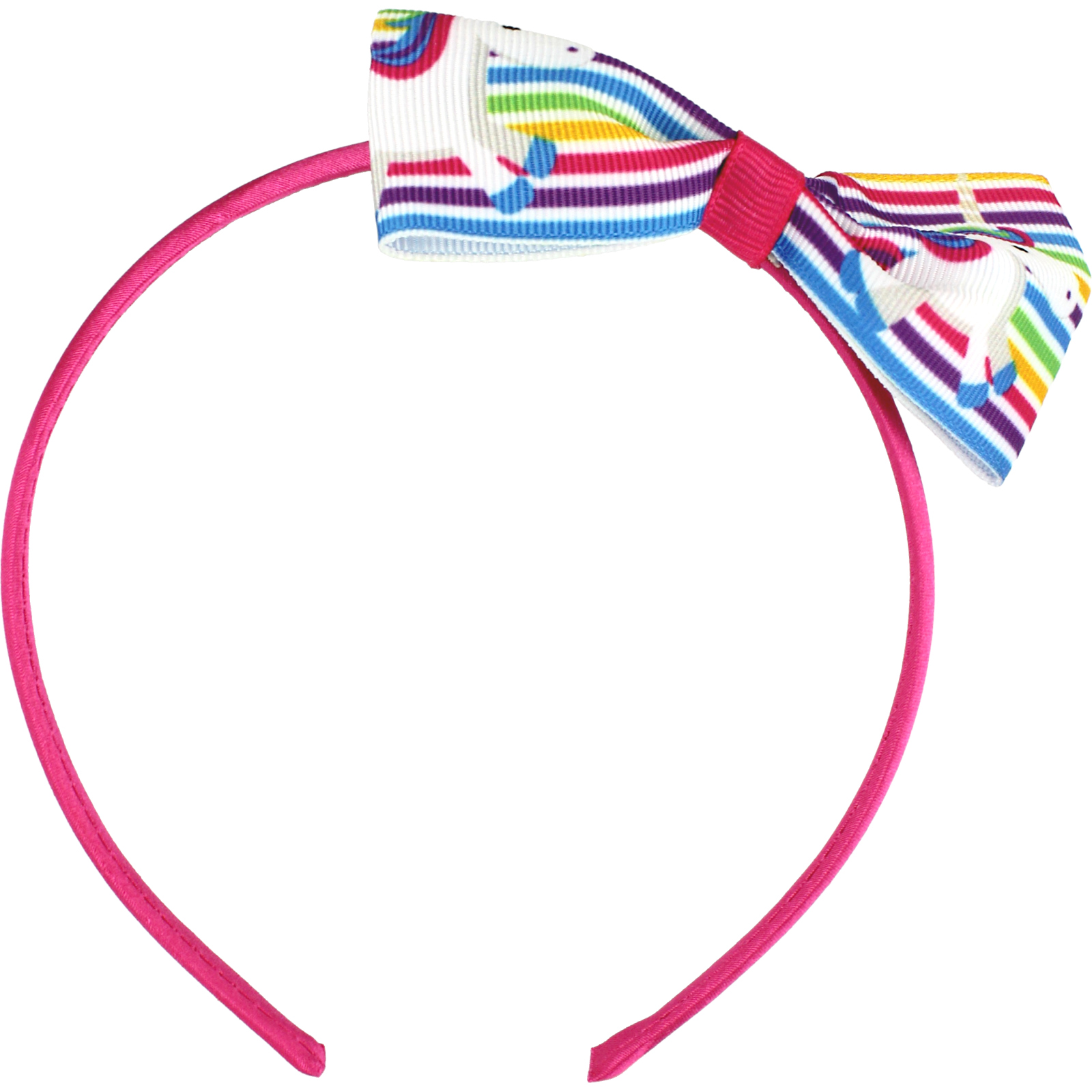 Rainbow Unicorn Bow Headband