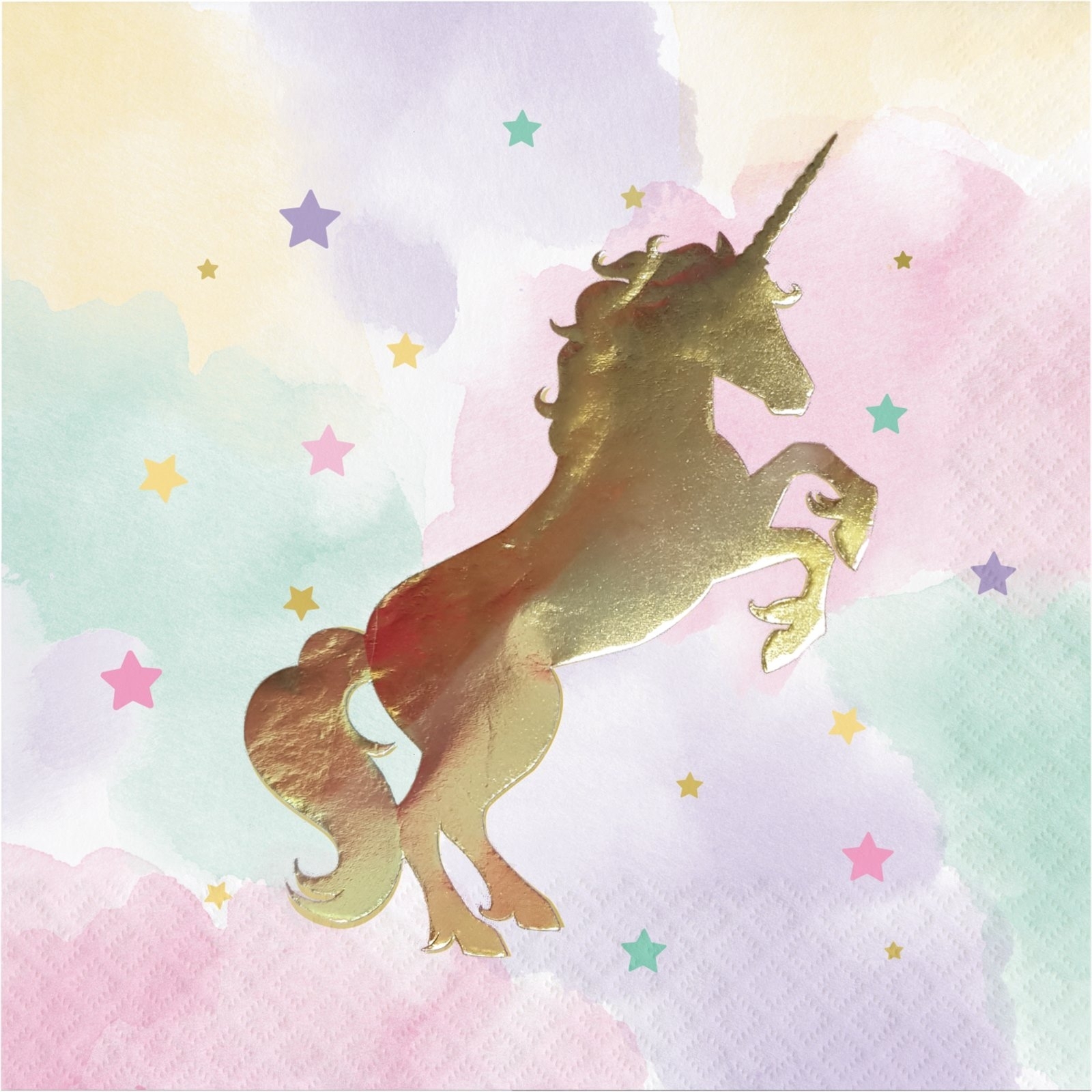 Unicorn Sparkle Large Napkins / Serviettes (Pack of 16)