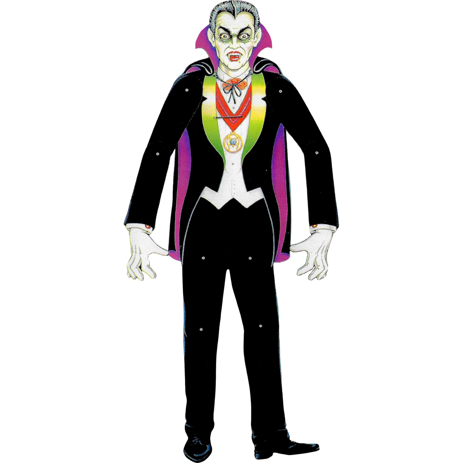 Dracula Jointed Cutout Decoration (1.35m)