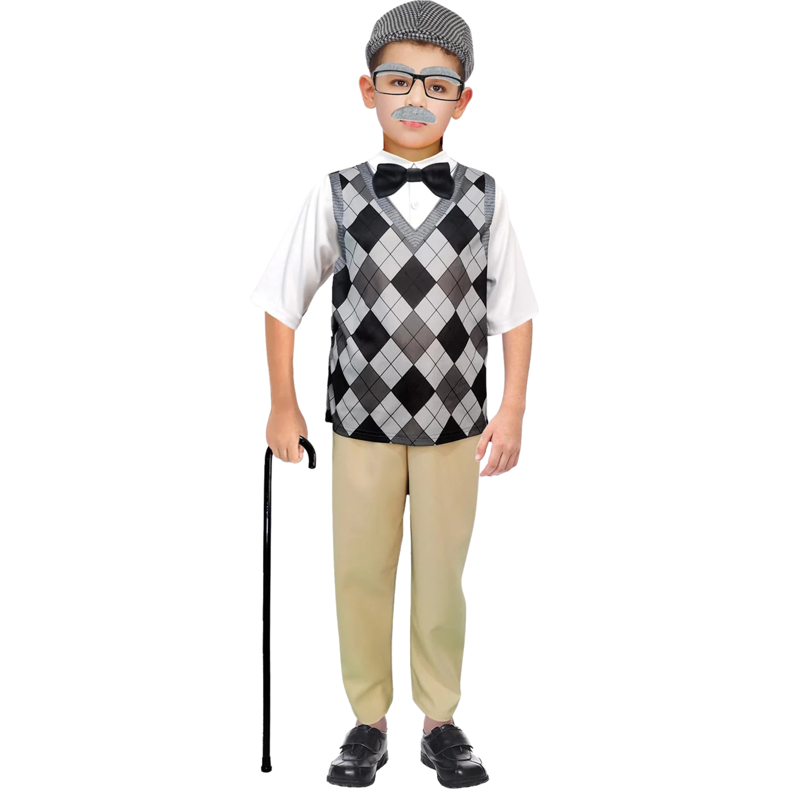 Grandpa Vest Child Costume 10-12 Years