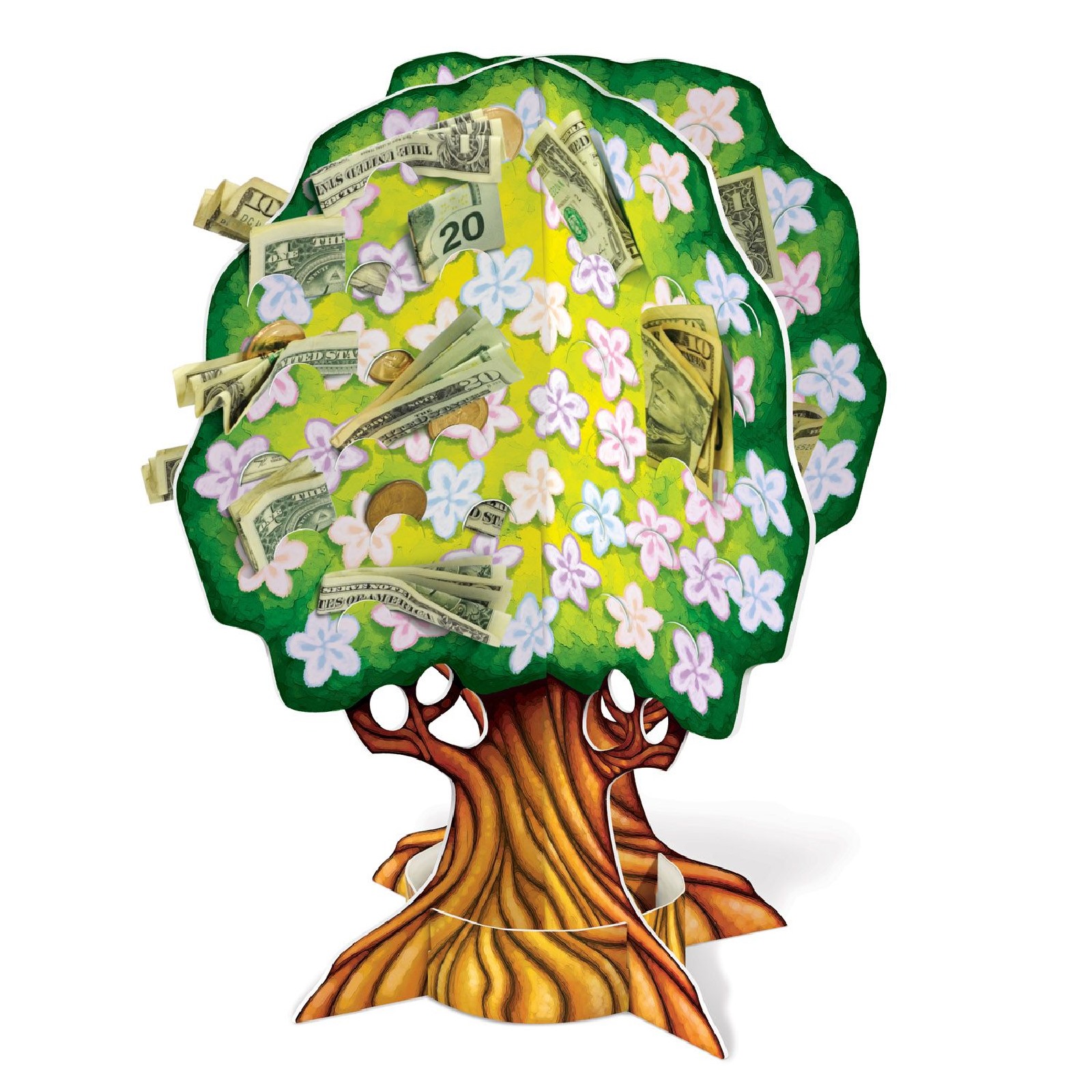 3D Money Tree Centrepiece