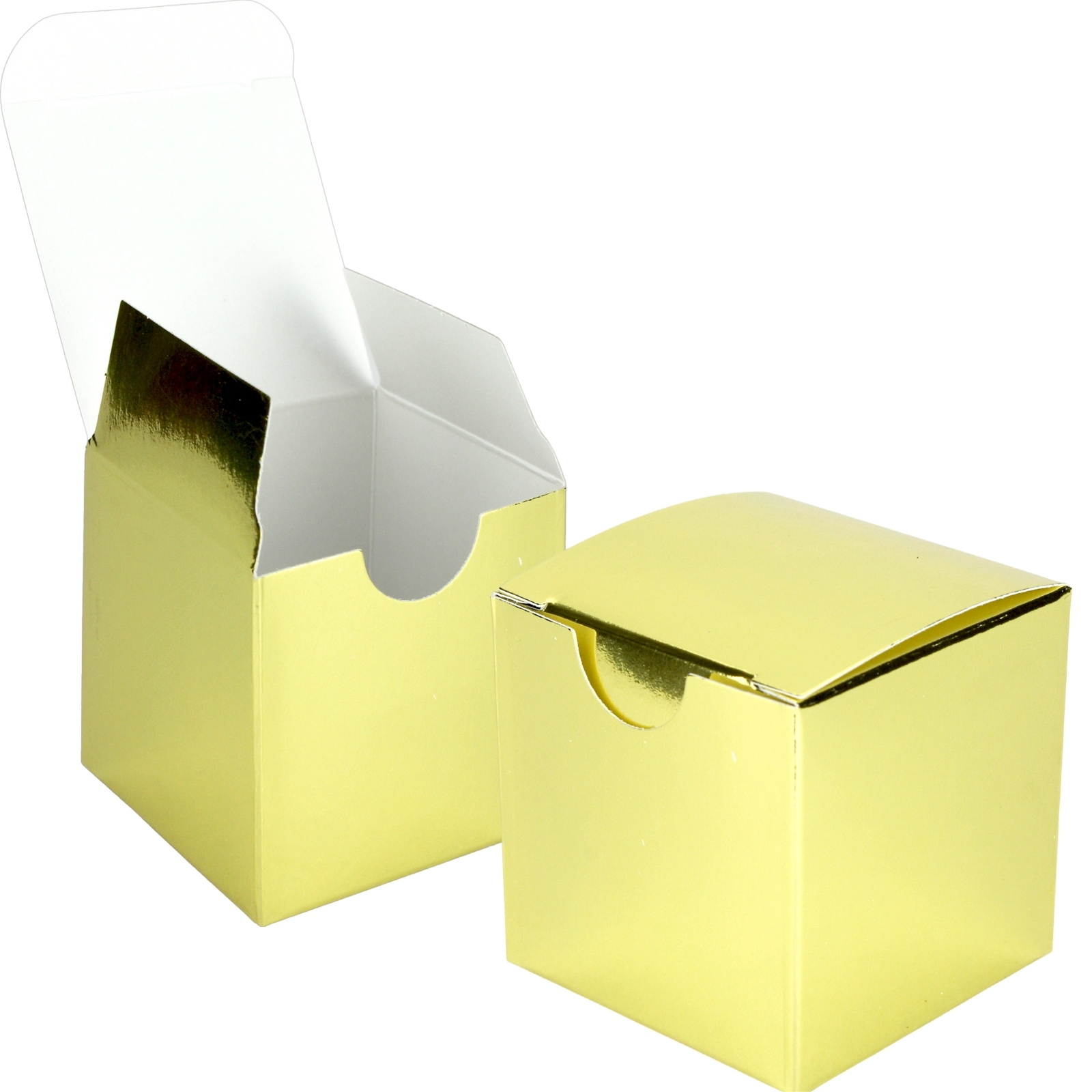Gold Paper Lolly/Treat Boxes (Bulk Pack of 100)