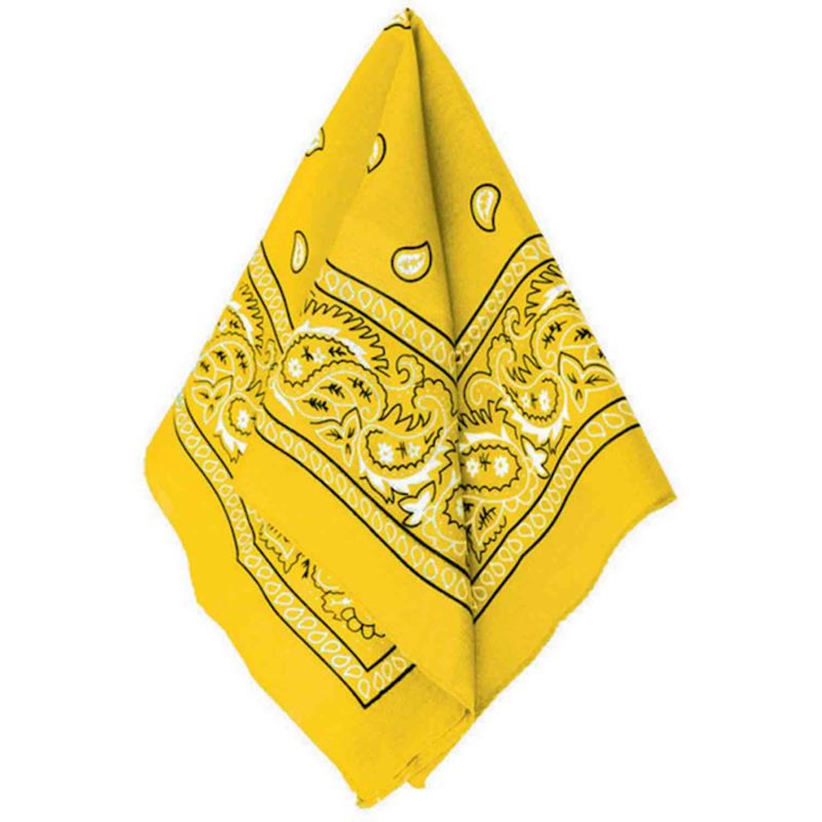 Yellow Bandana Adult Costume Accessory