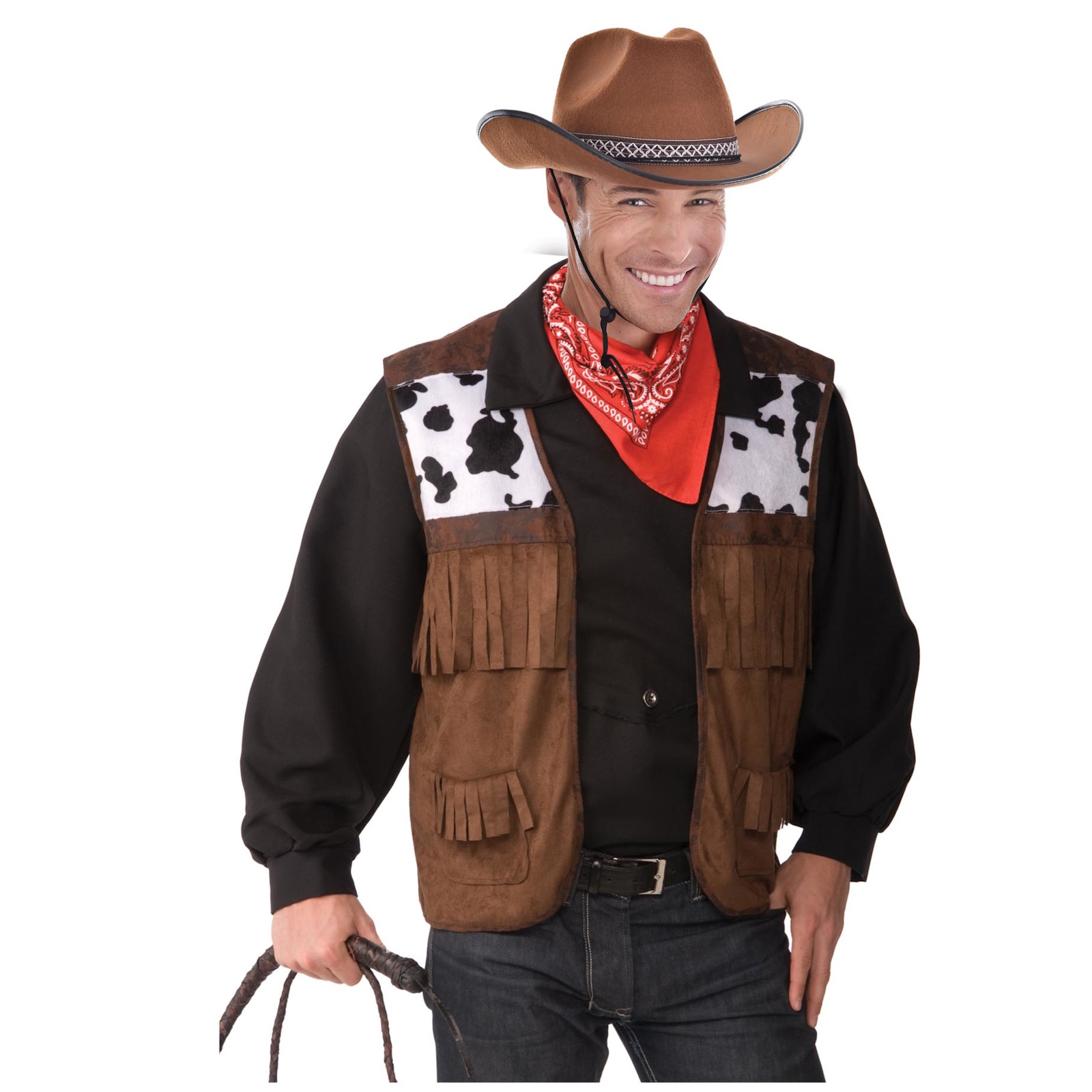Wild West Cowboy Vest Adult Costume 