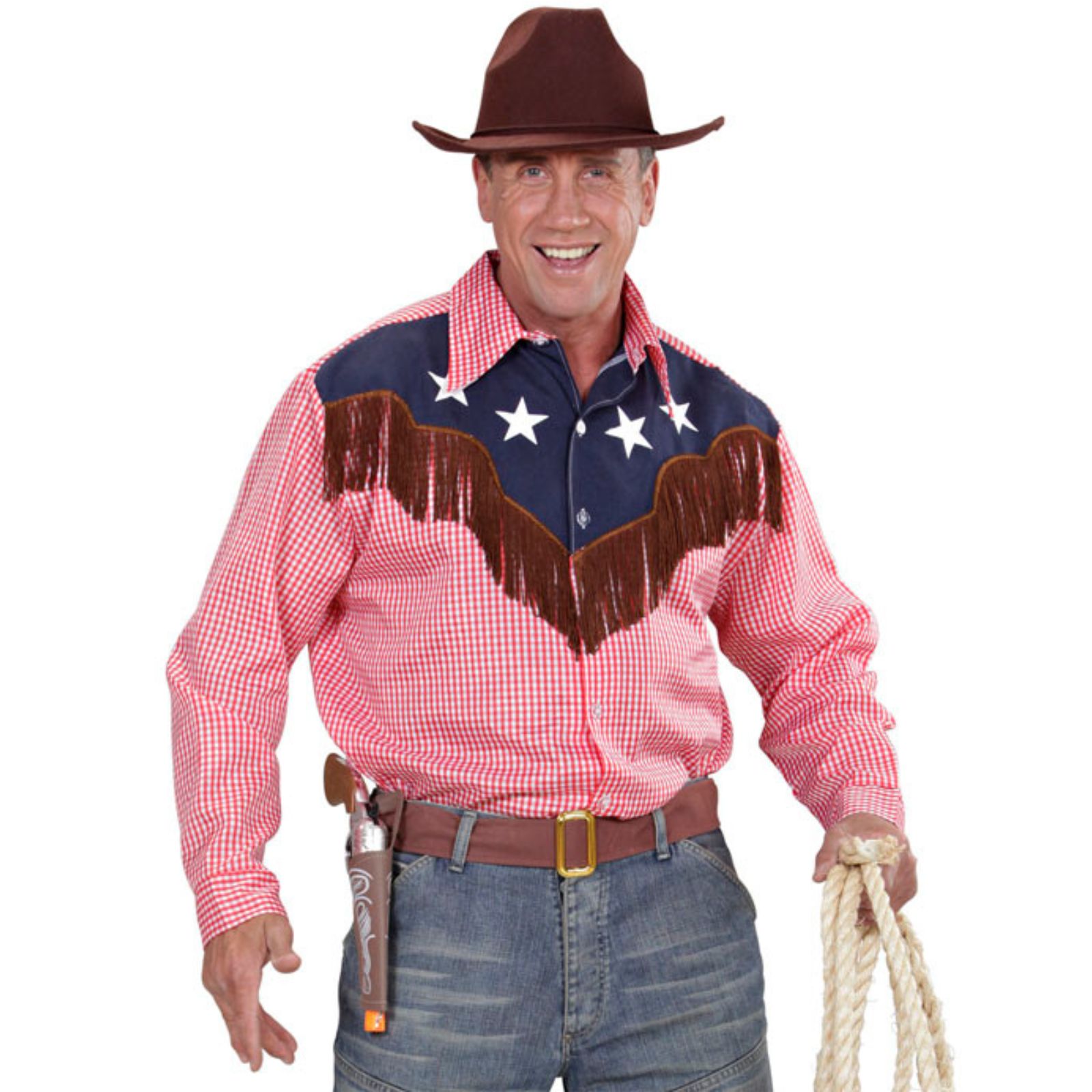 Rodeo Cowboy Shirt Men's Costume X-Large