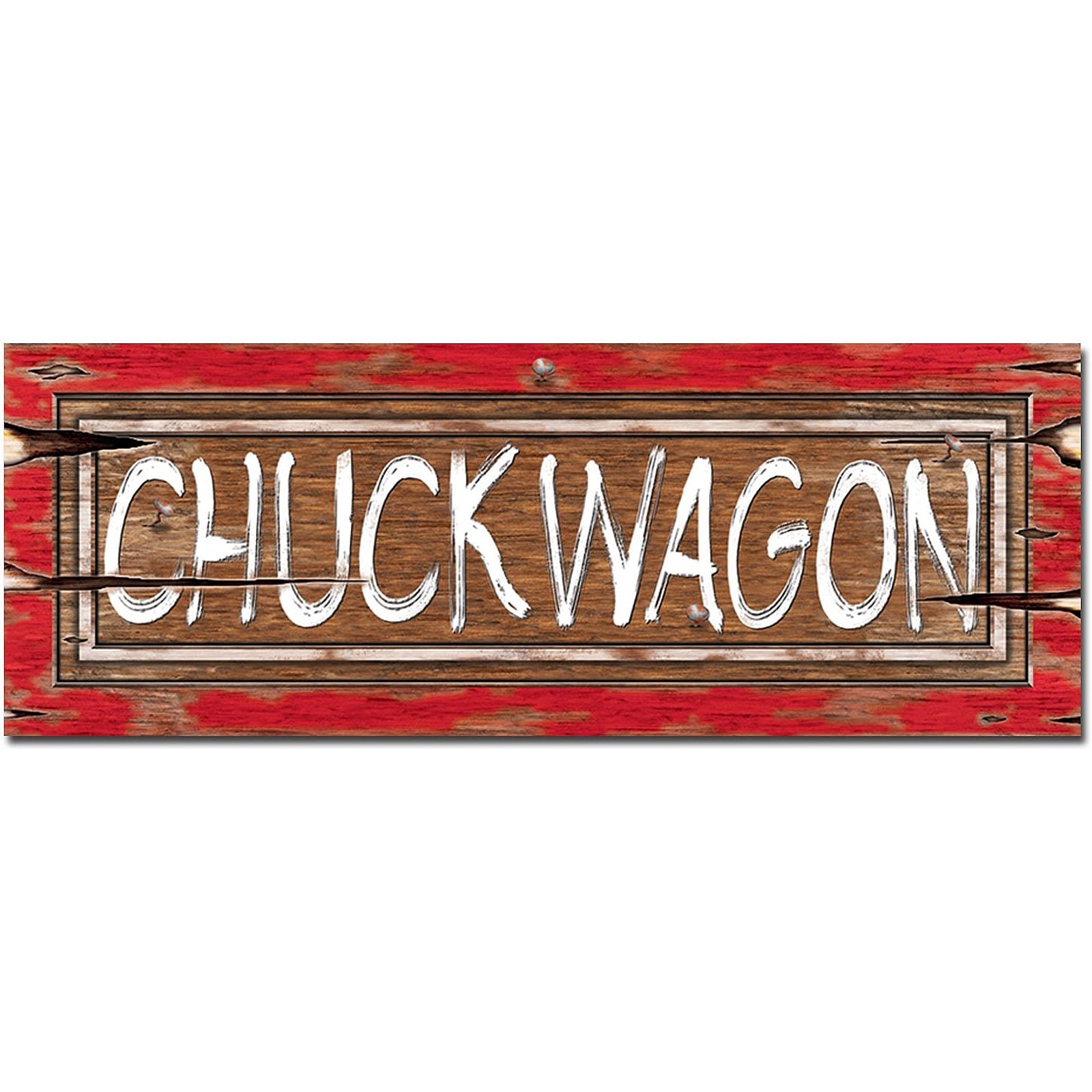 Chuck Wagon Party Sign 