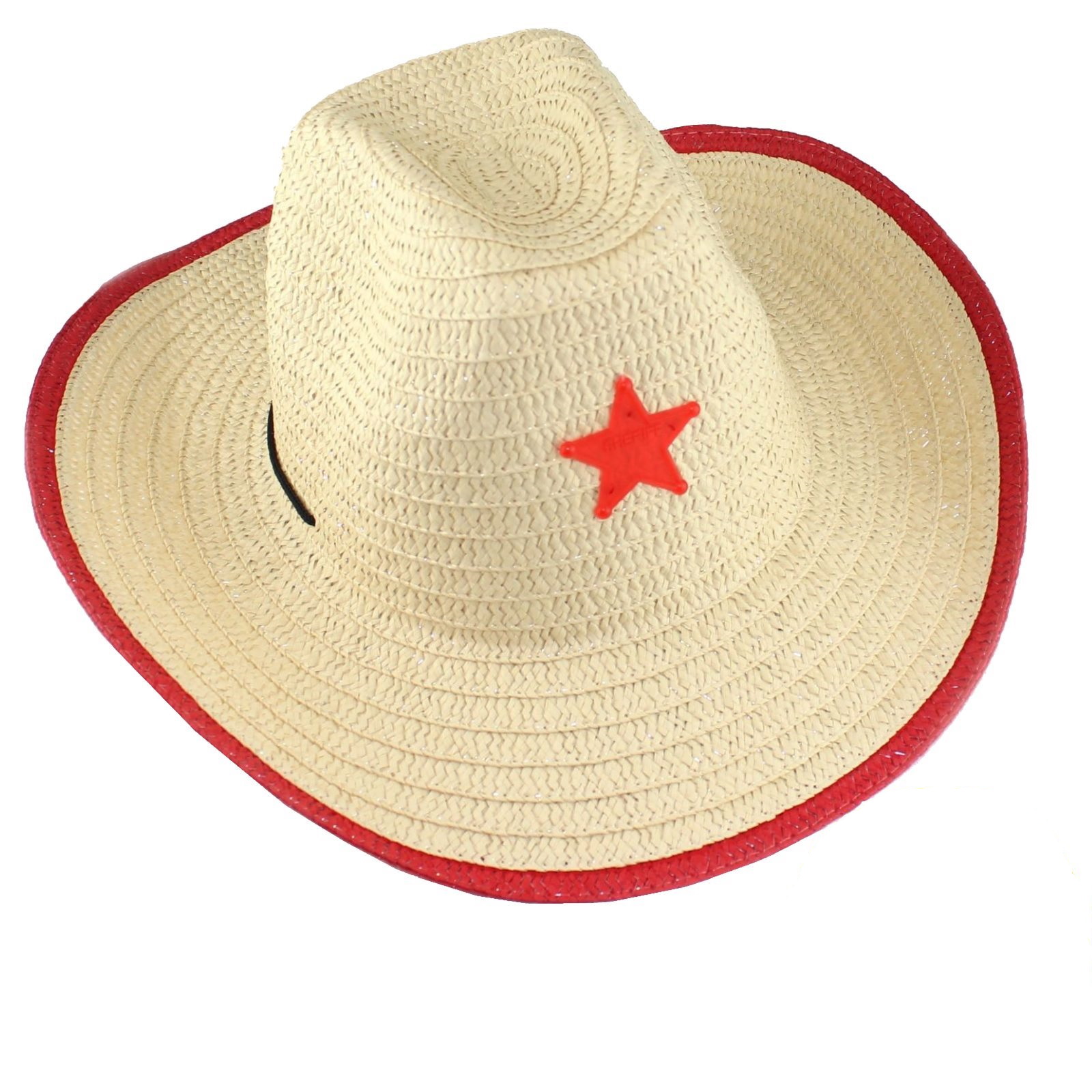 Child Red Star Cowboy Hat
