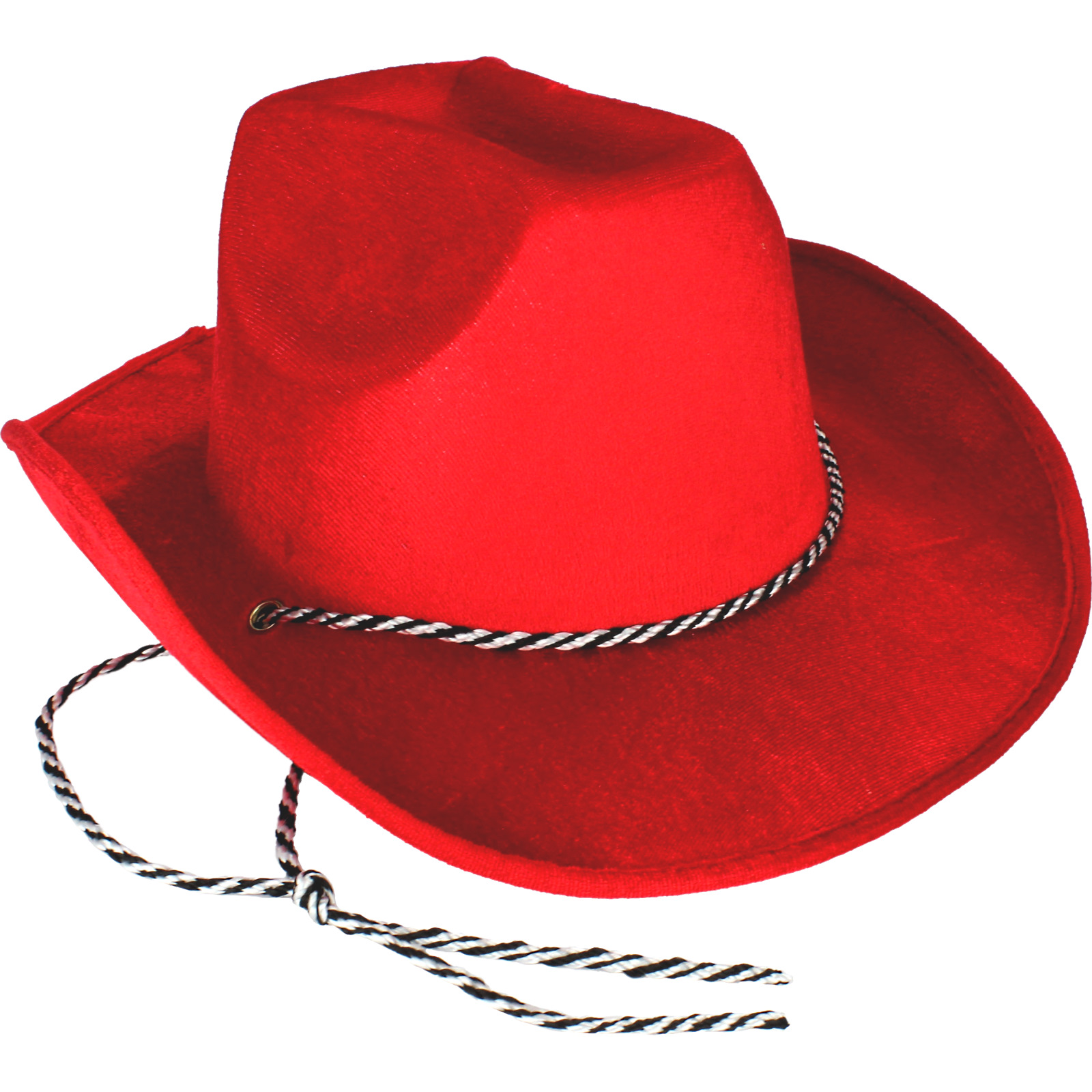 Red Velour Cowboy Hat