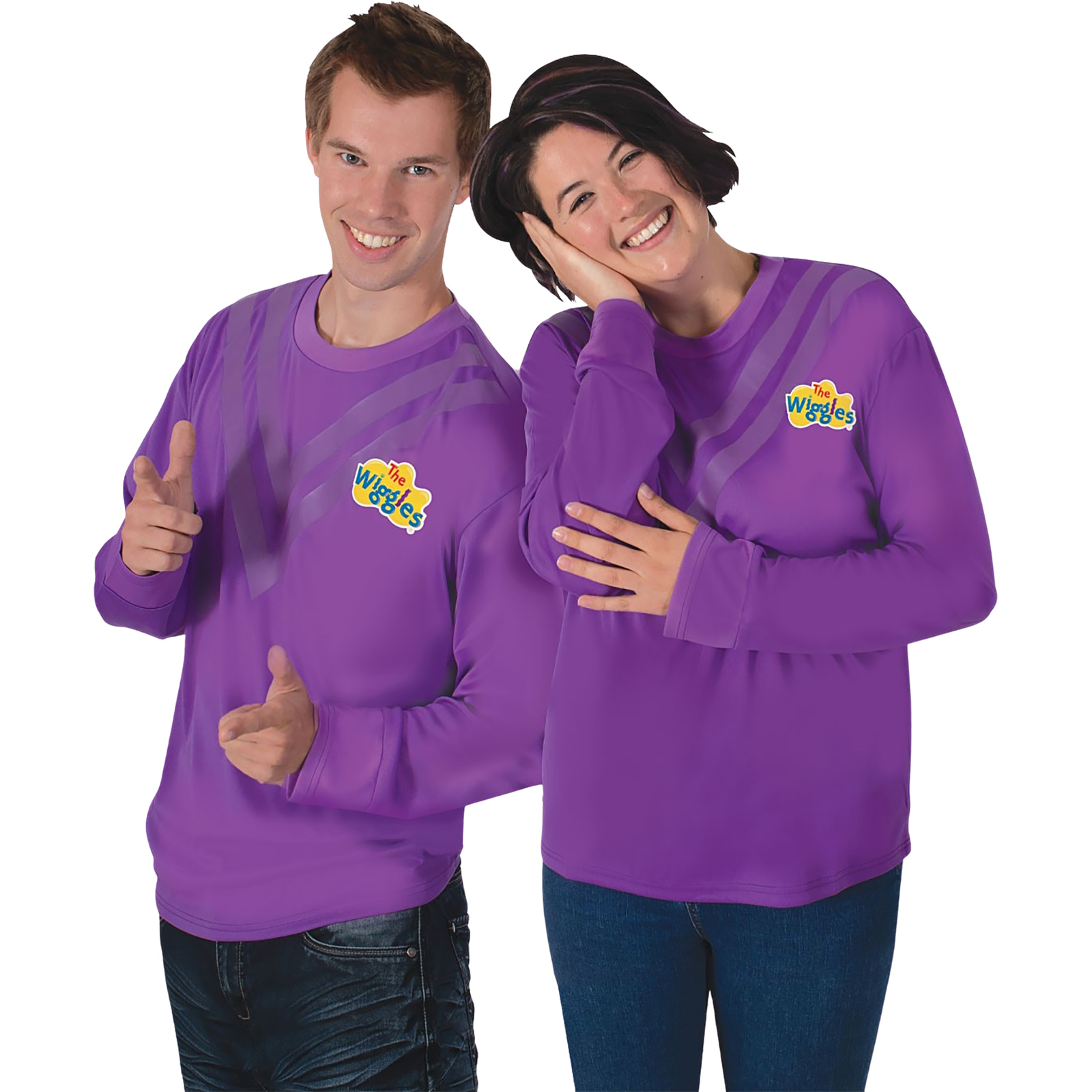 The Wiggles Purple Wiggle Shirt Adult Costume Standard