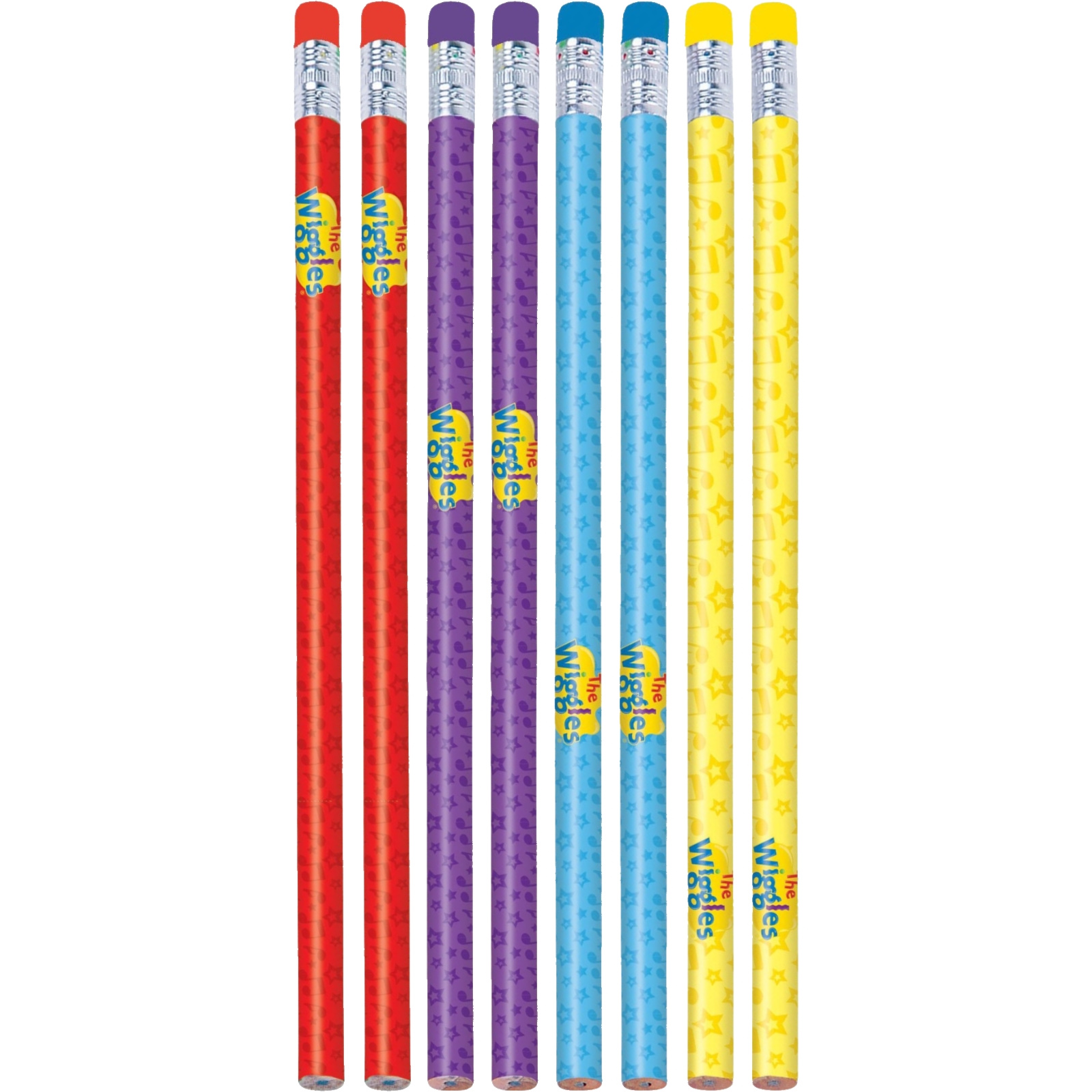 The Wiggles Party Pencils (Pack of 8) 