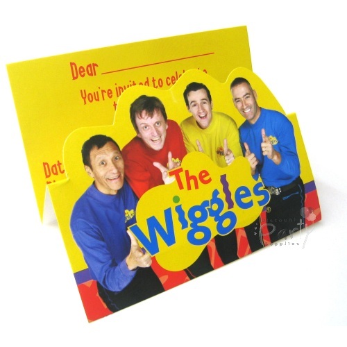 The Wiggles Party Invitations (Pack of 8)
