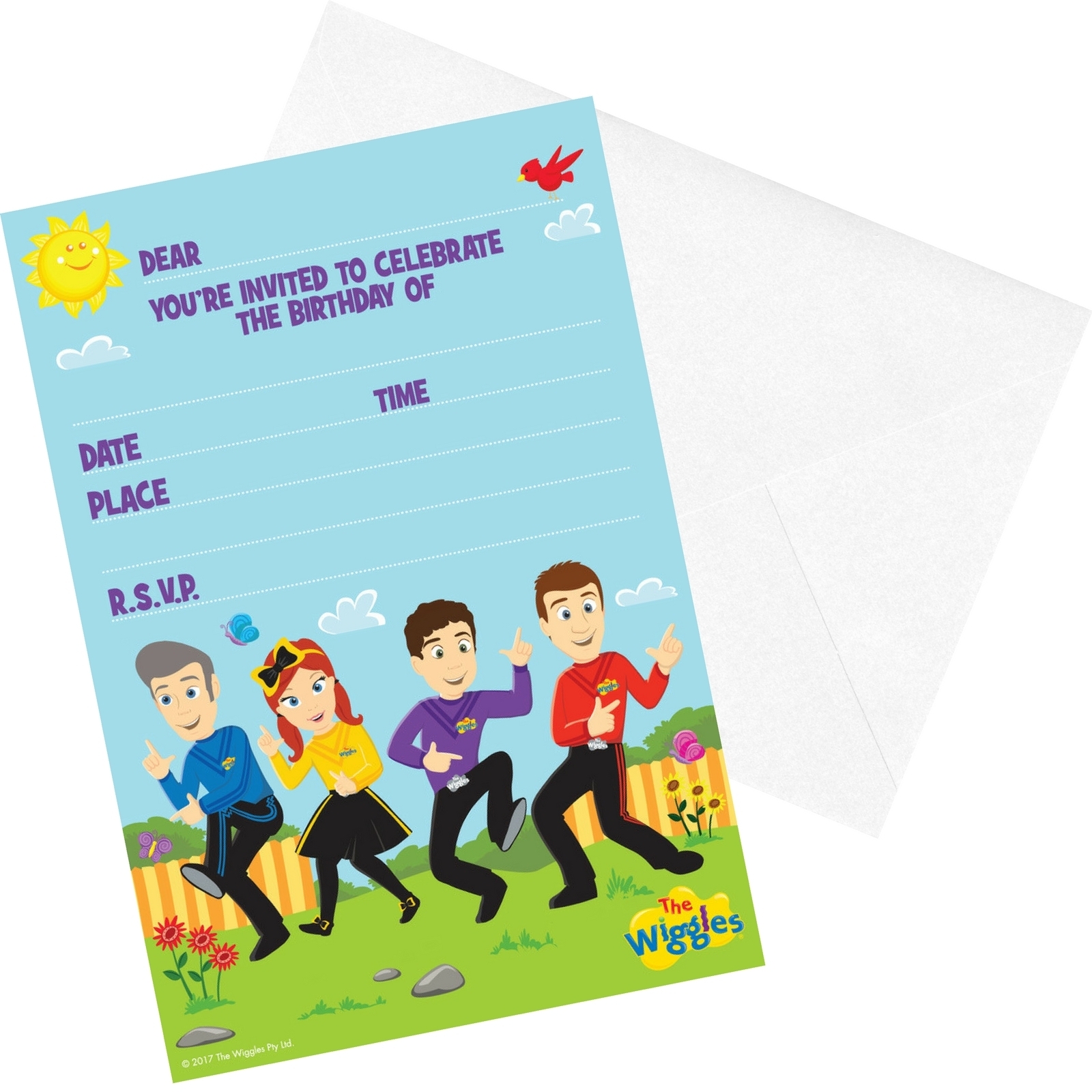 The Wiggles Party Invitations (Pack of 8)