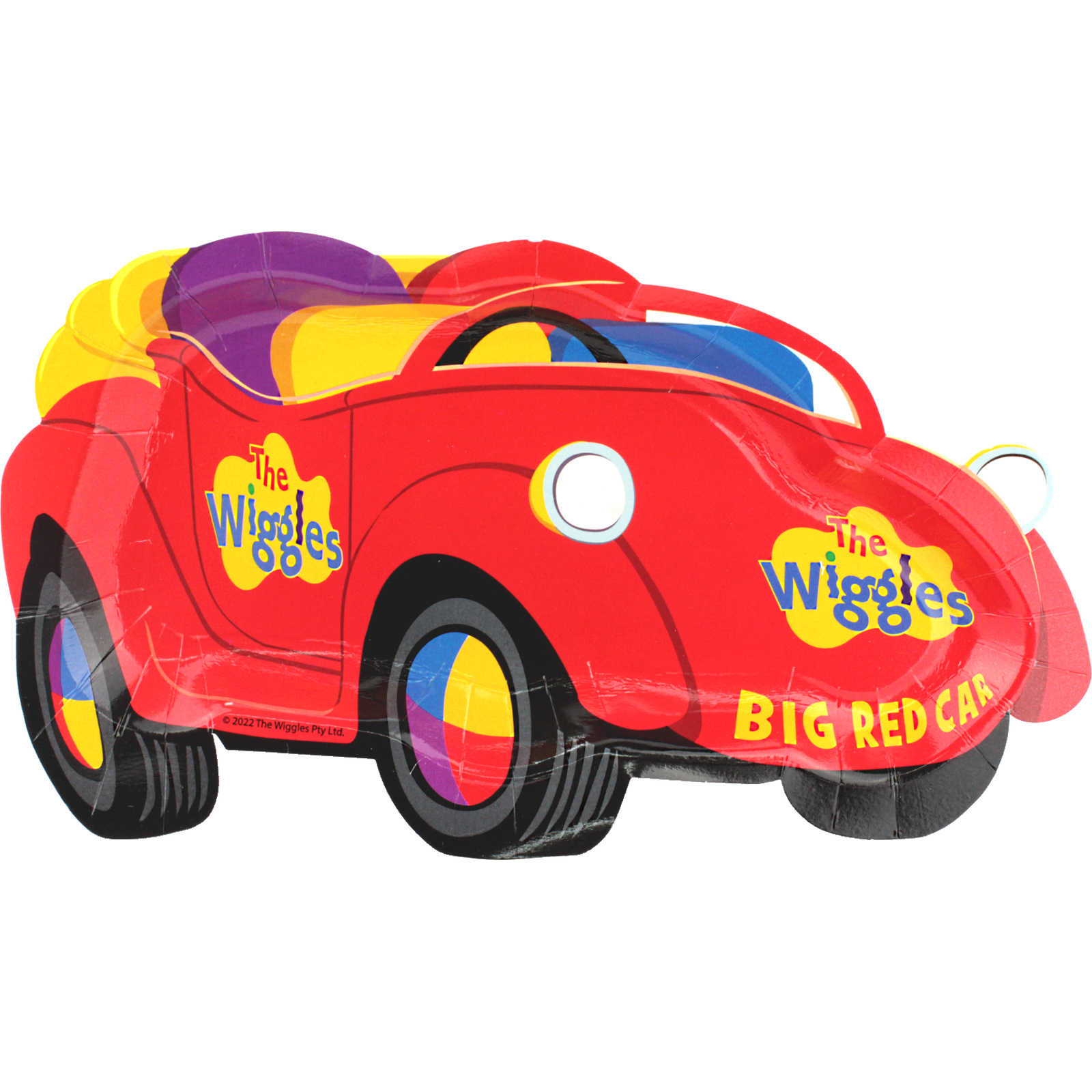 The Wiggles Party Big Red Car Paper Plates (Pack of 8) 