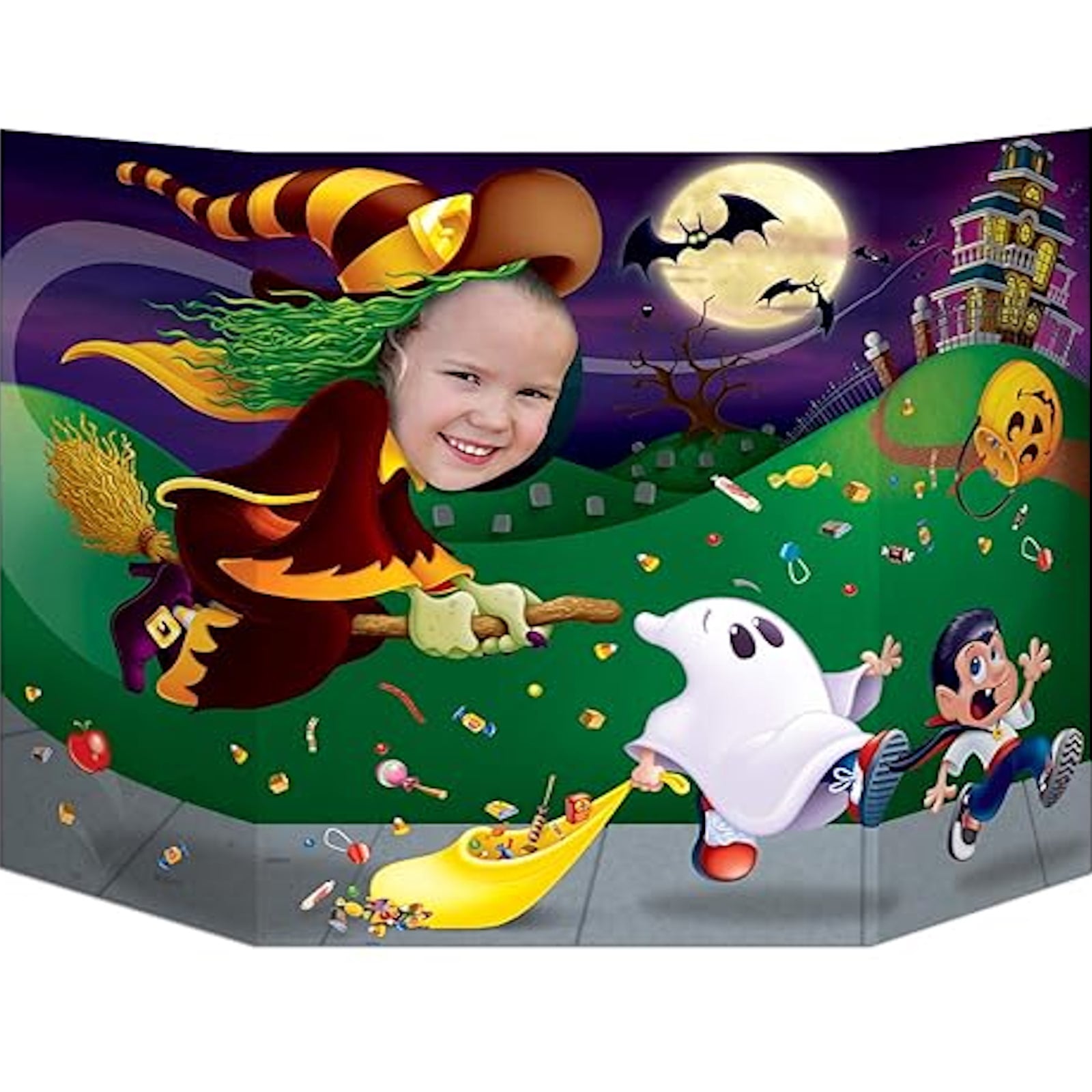 Witch Face Photo Prop