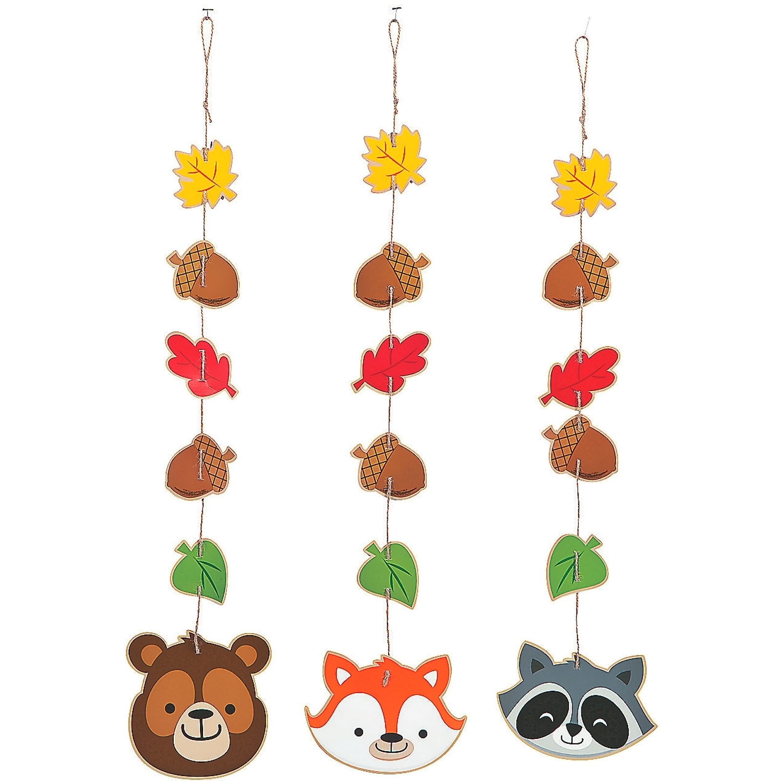 Woodland Party Hanging Decorations (Pack of 12)