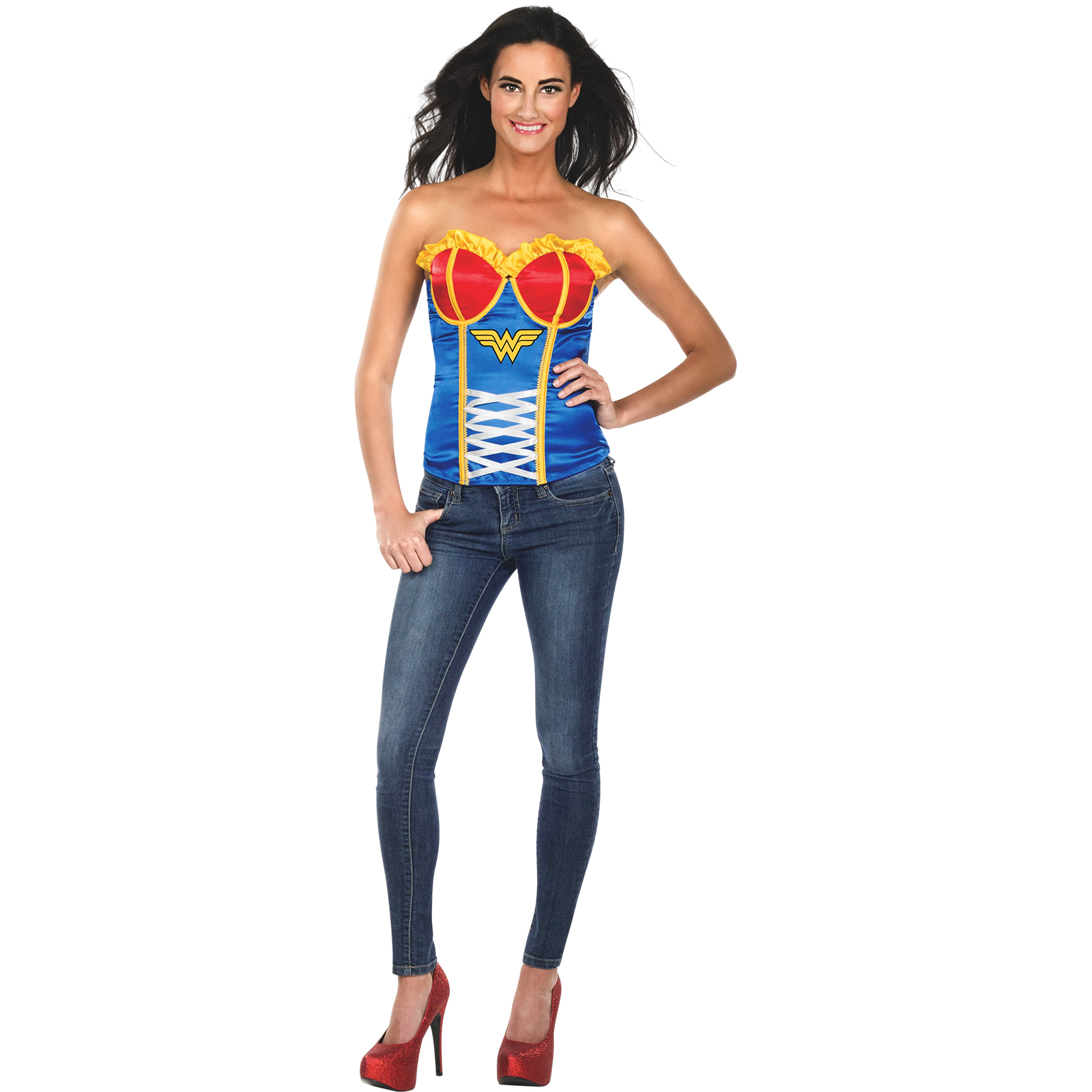 Wonder Woman Corset Adult Costume Small
