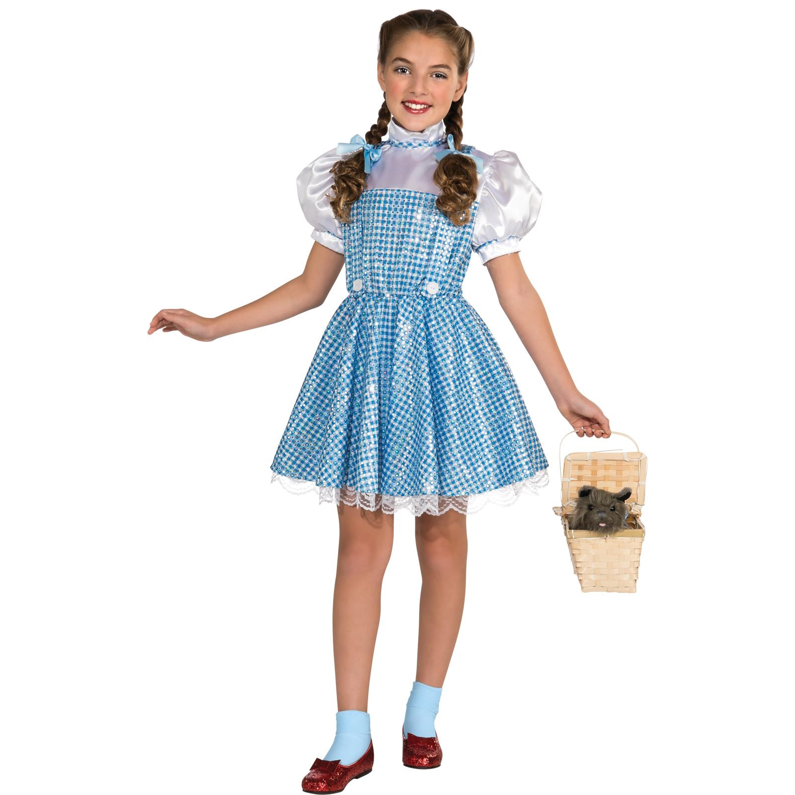 The Wizard of Oz Dorothy Sequin Girls Costume